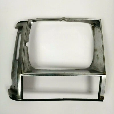 Bisel faro derecho pasajero cromado Jeep Cherokee Comanche Wagoneer 1984-1990 Foto 1 de 4