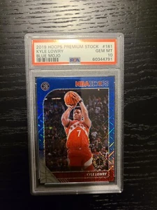 2019 Hoops Premium Stock Kyle Lowry Blue MOJO PSA 10 - Picture 1 of 1