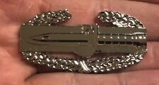 US Army Combat Action Badge Mirror Finish Military Insignia Pin Vanguard 