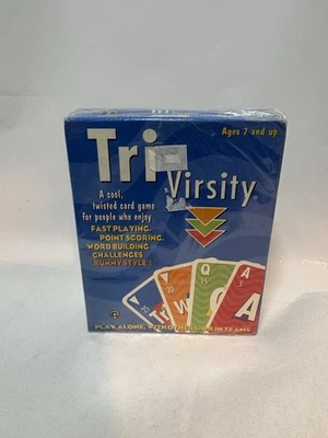 Tri-Virsity Intelligent Card Game 1999 Gentertainment Rummy Style Word - Image 1 of 4