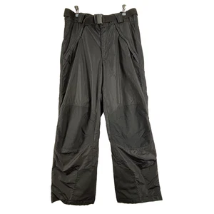 Columbia Pantalones de esquí para nieve para hombre grandes cinturón negro snowboard aislado - Imagen 1 de 12