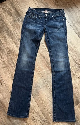 True Religion Jeans, Women’s Size 27, Back Flap Pockets, Billy Straight Leg, NEW - Image 1 of 4