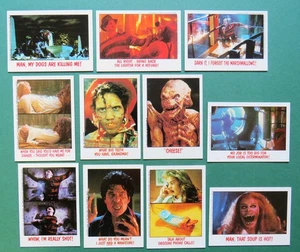 1988 TOPPS Trade Cards:  FRIGHT FLICKS  x 11 - Bild 1 von 2