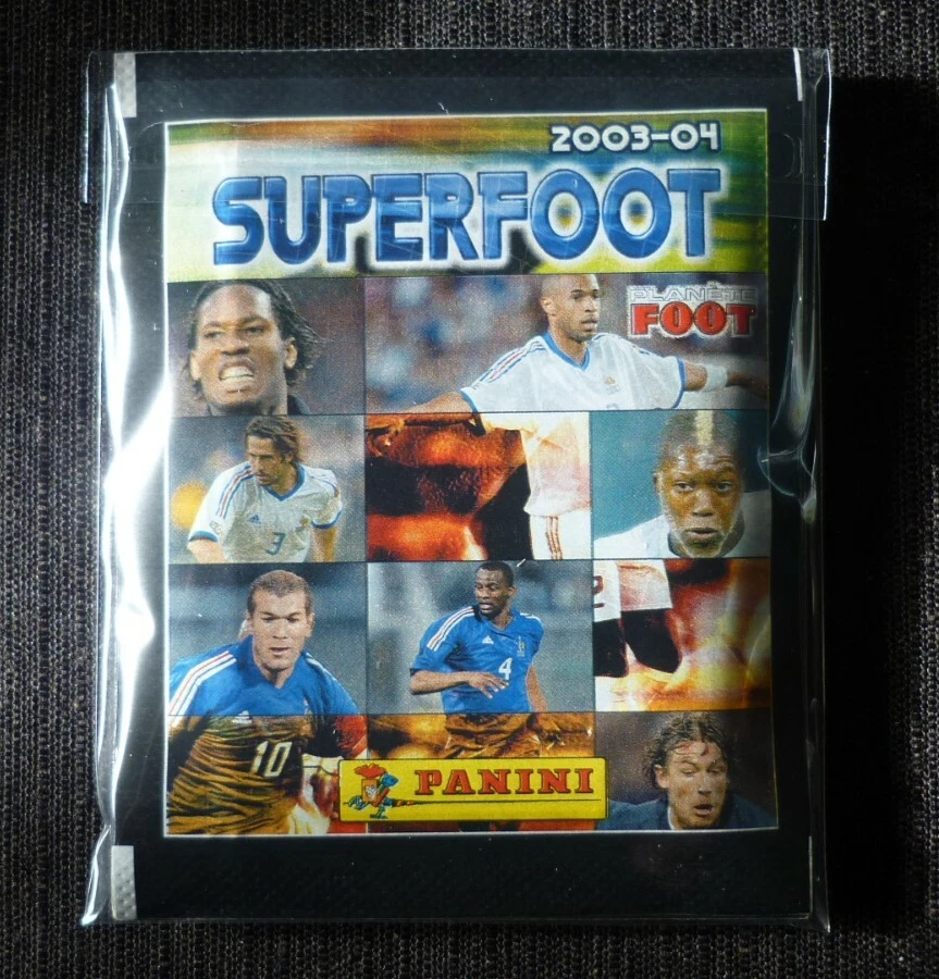 Pochette Packet TÃ¼te Bustina Panini - SuperFoot 2003 - 2004