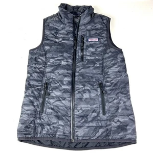 Vineyard Vines Performance Puffer Vest trapuntato mimetico preppy uomo piccolo - Foto 1 di 6