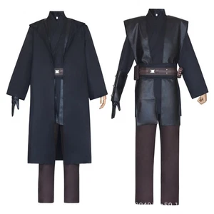 Cosplay Star Wars 3 Revenge of the Sith Anakin Skywalker Coat Pants Costume Suit - Picture 1 of 12