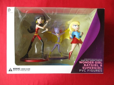SUPER BEST FRIENDS FOREVER PVC figure set NIB Graphitti Wondergirl/Batgirl/Super - Image 1 of 4
