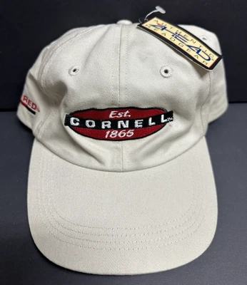 Cornell University крышка подлинный головной убор большой красный мужской пряжки Tuck-in хаки новый с Ярлыками - Изображение 1 из 4