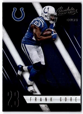 2016 Panini Absolute FRANK GORE #9 Indianapolis Colts - Image 1 of 2