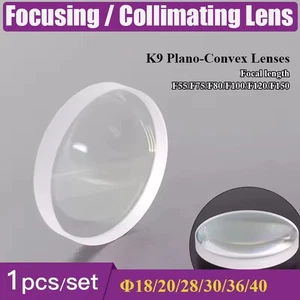 Lente colimadora de enfoque láser de fibra K9 lente cóncava convexa para equipo de soldadura - Imagen 1 de 12