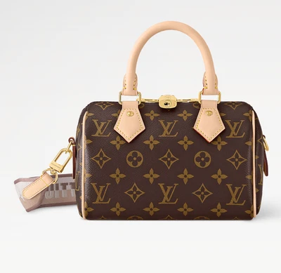 BRAND NEW FROM PARIS Louis Vuitton Monogram Speedy 20 Pink Bandouliere - Image 1 of 4