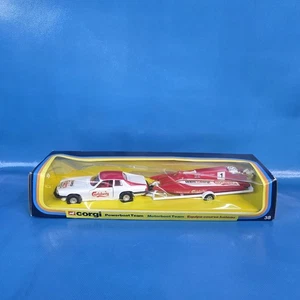 Vintage 1979 Corgi Powerboat Team Jaguar XJS Carlsberg Bob Spalding NOS - Picture 1 of 11