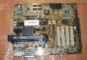 ASUS P2B-VE Rev 1.02 HP 5183-9028 Slot 1 ATX Motherboard + PII SL2U6 400 MHz CPU - Picture 1 of 2