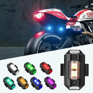RC Drone Bike Plane Car Boat Camping Rechargeable 7 Colour LED Strobe Light - Picture 1 of 12