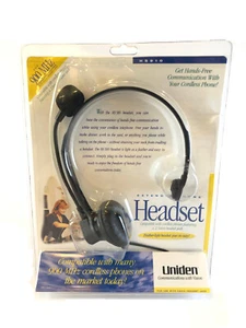 Uniden HS910 Hands Free Headset With Boom Microphone For 2.5mm Headset Jack NEW - Zdjęcie 1 z 6