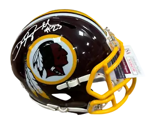 Washington Redskins Deangelo Hall Signed Autograph Maroon Mini Helmet - JSA COA - Picture 1 of 1