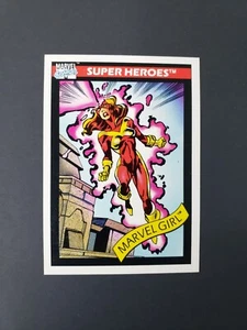 MARVEL GIRL #9 Marvel Comics IMPEL Trading Card 1990 Series 1 - Picture 1 of 6