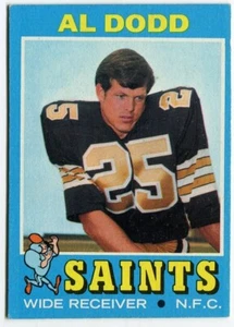 1971 Topps #146 Al Dodd New Orleans Saints - Picture 1 of 2