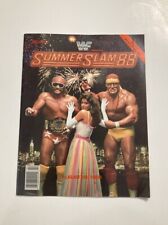 Vintage WWF Program Summer Slam 88 Magazine Randy Savage Hulk Hogan Bret Hart