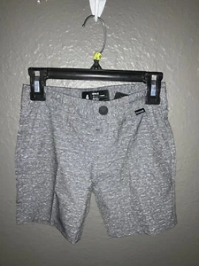 HURLEY Boys Cool Gray Hybrid Shorts W/ Pockets Size 4 NWT - Picture 1 of 3