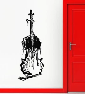 Wall Sticker Vinyl Decal Abstract Musical Instrument Guitar Great Home (ig1802) - Picture 1 of 3