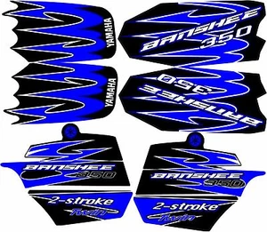 Yamaha banshee gráfico completo GROSOR Y ALTO BRILLO - Imagen 1 de 2