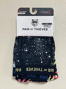 Pair of Thieves Men's Boxer Briefs Super Fit Large 2 Pack Printed - Picture 1 of 2