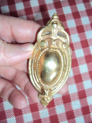 objet collection poignée de porte bronze déco serrure maison serrurerie château - Photo 1/3