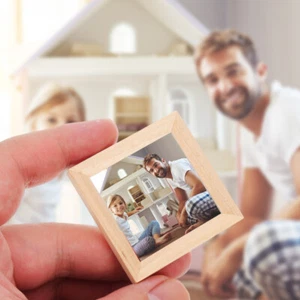 10 Pcs Vertical Frame Mini Furniture Photo Child Doll Picture Frames Dollhouse - Imagen 1 de 12