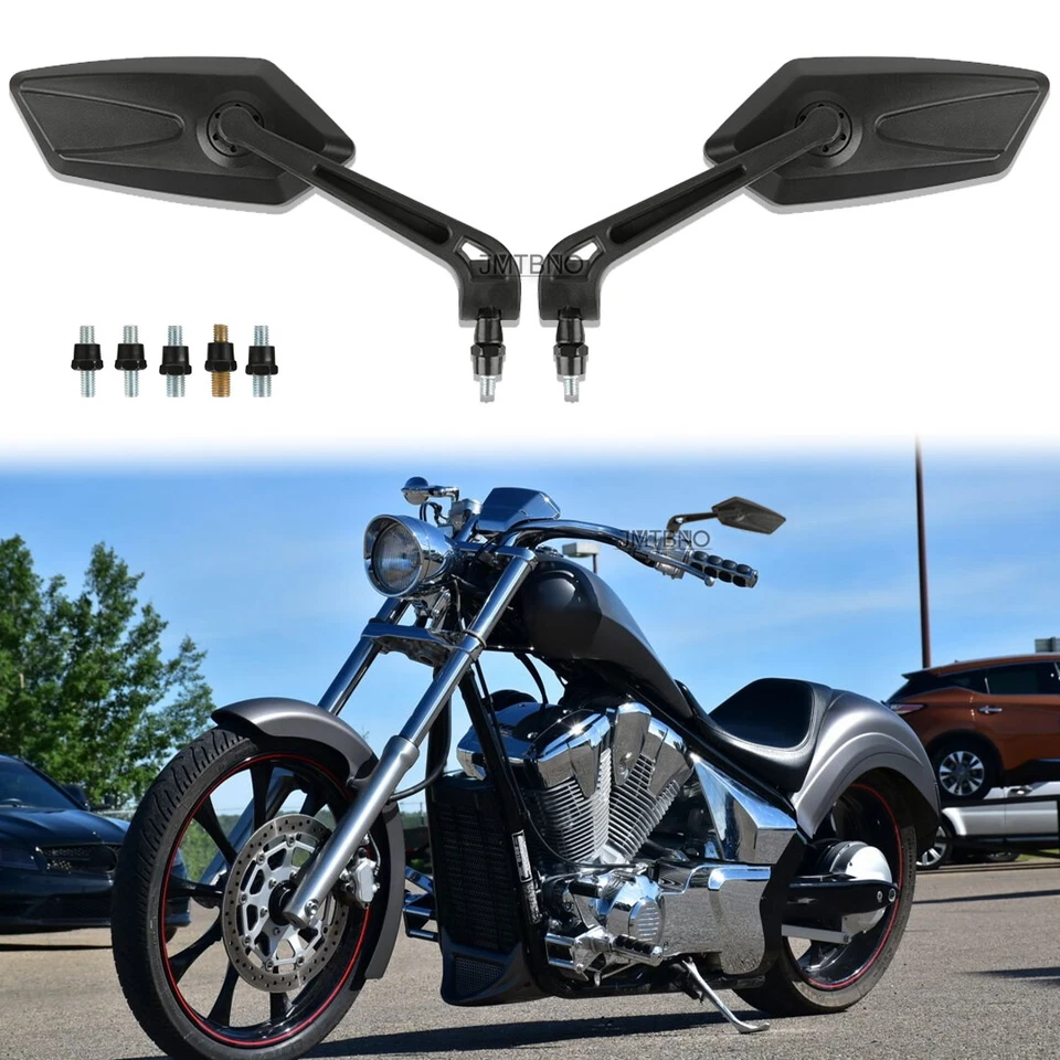 Espejo retrovisor 8/10 mm para motocicleta Honda Fury VTX1300 VTX1800 2010 2011 2018 2019 Foto 1 de 4