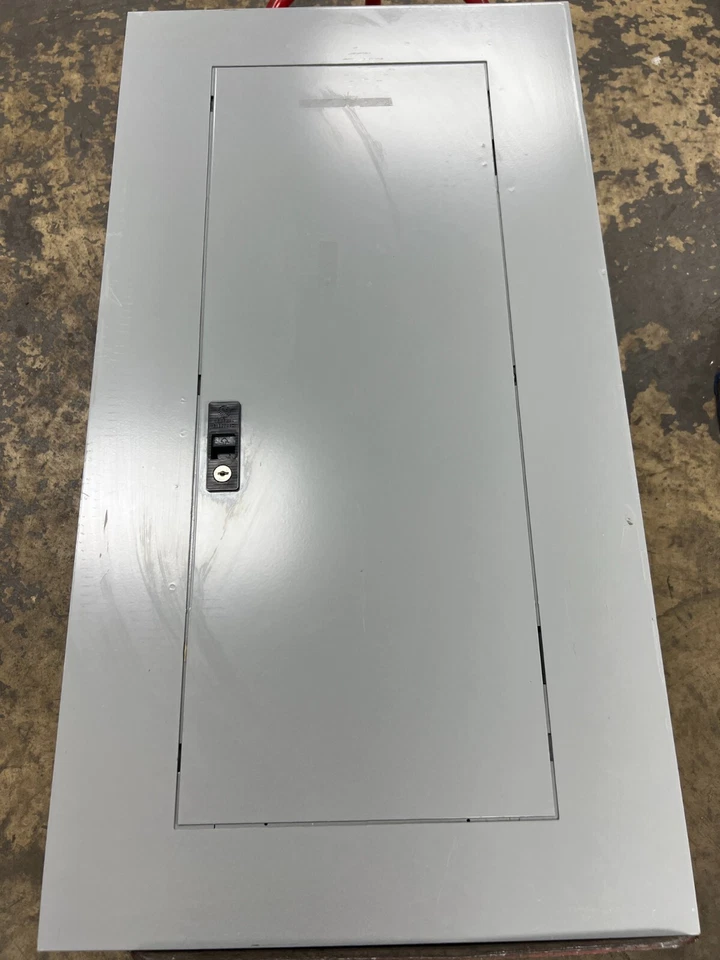 👀GE 225A MAIN BREAKER PANELBOARD 208Y/120V 24 CIRCUIT 3Ø 4 WIRE AQF3242ABX-AXB4 - Image 1 of 4