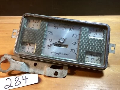 Cuadro de instrumentos para camioneta Jeep Willys Overland 1947-1950 solo 17.000 millas Foto 1 de 4