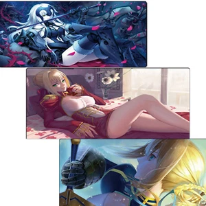 Extra Large Anime Fate/Grand Order Saber Mouse Pad Gaming Mousepad Desk Mat - Picture 1 of 19