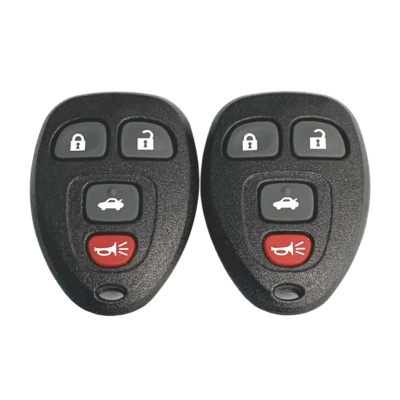 2 nuevos llaveros remotos de entrada sin llave electrónica OEM de 4 botones KOBGT04A 15252034 Foto 1 de 3