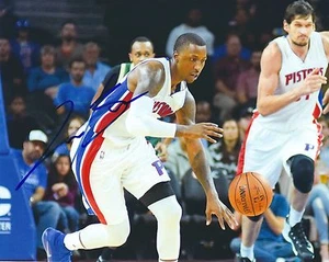 Signed 8x10 LORENZO BROWN Detroit Pistons  Autographed Photo w/COA - Picture 1 of 1