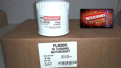 case of 12 fleet bulk pack Motorcraft Ford fl820s oil filter genuine oem Element - Image 1 of 4