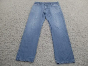 Ermenegildo Zegna Jeans Mens 34 Blue Denim Casual Cotton Outdoor Light Wash A2 - Picture 1 of 23
