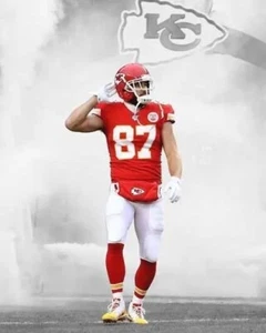 Impresión fotográfica 8x10 de Travis Kelce Kansas City Chiefs - Imagen 1 de 1