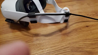 Cable Clips for Meta Oculus Quest 2 Stock Strap for Oculus Link pair + ex