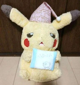 Pokemon Ichiban Kuji Christmas Sleeping Time Pikachu Prize A Plush Doll Toy - Picture 1 of 3