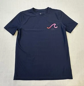 GAP Kids Surf Navy Blue Rash Guard Swim Top Waves L 10 11 - Picture 1 of 9