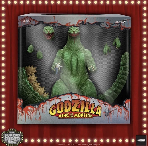 SDCC 2023 Super7 Ultimates Godzilla Art Adams Comic Comic Con Action Figure New Cover