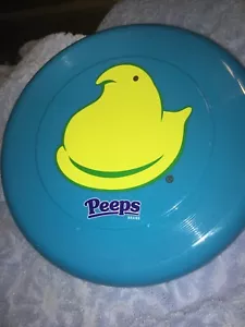 Just Born Peeps Marshmallow Peeps frisbee blu plastica bambini cane Pasqua 2014 - Foto 1 di 3