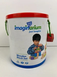 Building Blocks Wooden Set Learning Toy 75 Blocks Imaginarium Discovery - Sealed - Picture 1 of 8