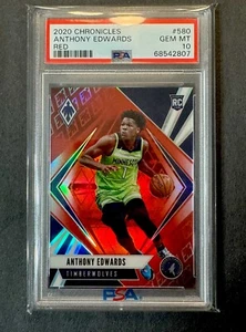 PSA 10 Anthony Edwards Rookie /149 Red Chronicles RARE RC (125/149) Collectible - Picture 1 of 7