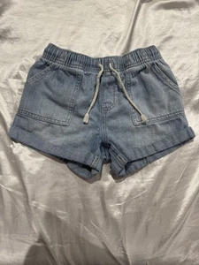 Cat and Jack Girls Medium Blue Jean Shorts Size 8 - Picture 1 of 4