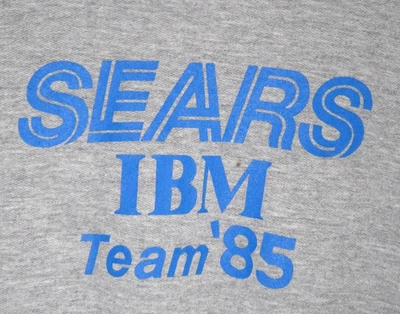 Sudadera intage 80s Sears IBM Computers XL para Hombres Apple Software Tech Cuello Redondo Foto 1 de 4