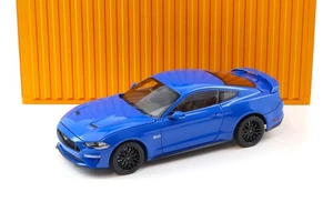 1:18 Diecast Masters 2019 Ford Mustang GT 5.0 Coupe RHD Kona blue metallic - Bild 1 von 5