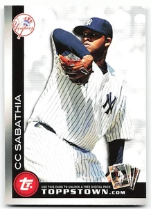 ๐ฅ 2010 Topps #TTT23 CC Sabathia Ticket to Topps Town - Picture 1 of 2