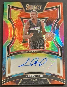 2024-25 Select Few Signatures Chris Bosh Tie Dye Prizm /25 SF-BOS MIAMI HEAT - Picture 1 of 2